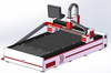 High Power Customizable Fiber Optic Cutting Machine for Sheet Metal