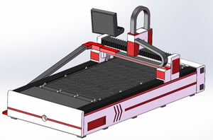 High Power Customizable Fiber Optic Cutting Machine for Sheet Metal