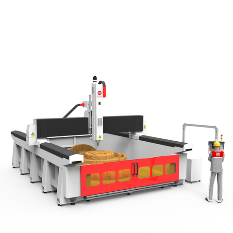 Wood Sculpture CNC Foam Ring Pattern Making Machine for Pump Valve Mold Casting