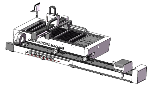 High-efficiency Laser Sheet Metal Steel Pipe Cutting Machine