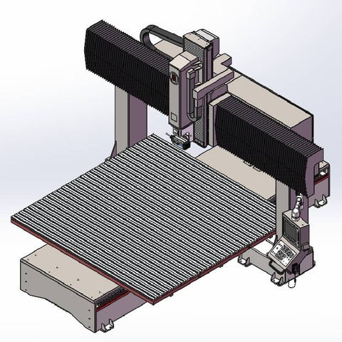 5 Axis Wood CNC Router for Mold Industry