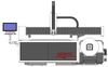 High-efficiency Laser Sheet Metal Steel Pipe Cutting Machine