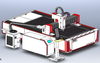 High Power Customizable Fiber Optic Cutting Machine for Sheet Metal